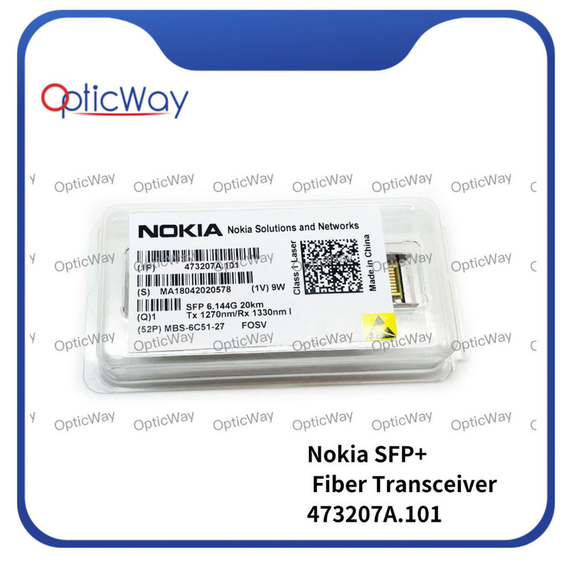 NOKIA 473207A.101 FOSV SFP 6.144G 20 km Trasmettitore ottico a fibra ottica SFP+